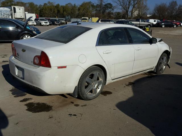 1G1ZH57B49F221477 - 2009 CHEVROLET MALIBU 1LT WHITE photo 4