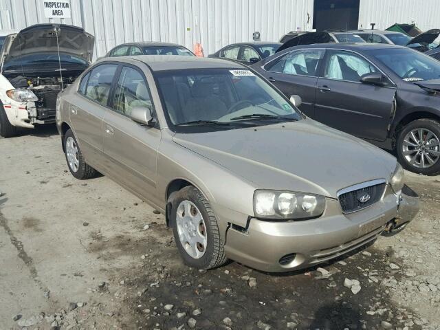 KMHDN45D11U087127 - 2001 HYUNDAI ELANTRA GL TAN photo 1