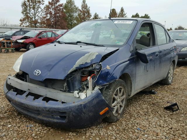 JT2BK18U020043457 - 2002 TOYOTA PRIUS BLUE photo 2