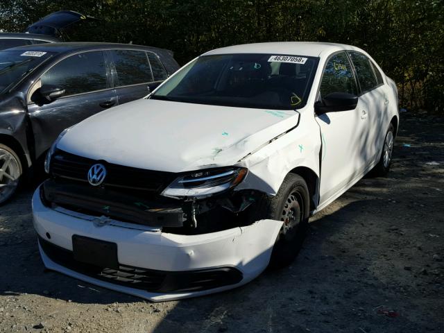 3VW2K7AJ5DM383226 - 2013 VOLKSWAGEN JETTA BASE 白色 照片 2