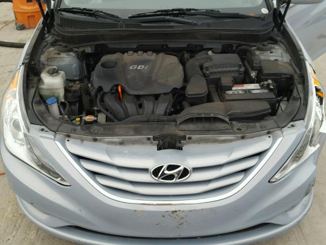 5NPEB4ACXDH515905 - 2013 HYUNDAI SONATA GLS BLUE photo 7