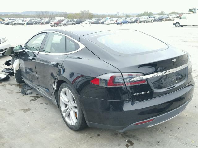 5YJSA1S17FFP74662 - 2015 TESLA MODEL S 70 BLACK photo 3