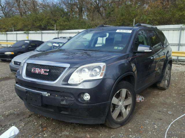 1GKKVRED4BJ381296 - 2011 GMC ACADIA SLT ნაცრისფერი ფოტო 2
