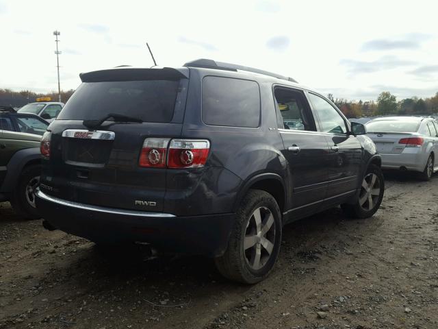 1GKKVRED4BJ381296 - 2011 GMC ACADIA SLT ნაცრისფერი ფოტო 4