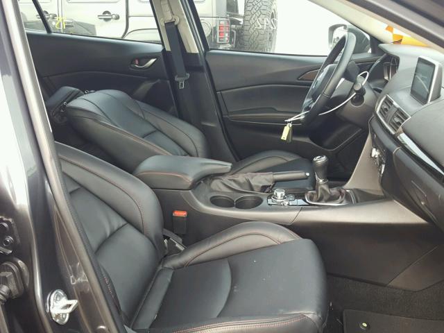 3MZBM1M71FM177590 - 2015 MAZDA 3 GRAY photo 5