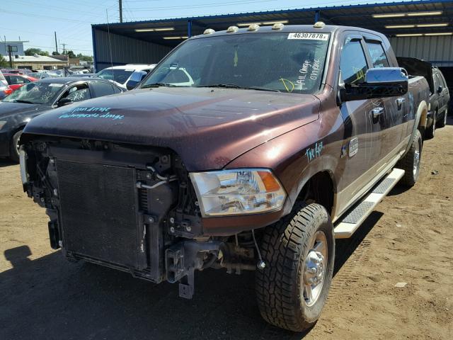 3C6UD5PL0CG221818 - 2012 DODGE RAM 2500 L MAROON photo 2