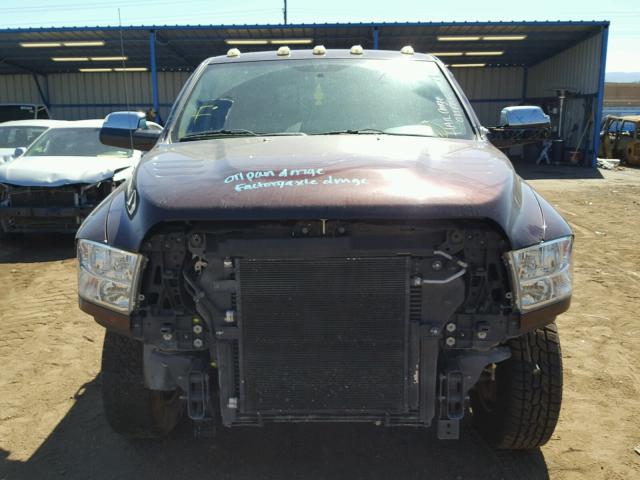 3C6UD5PL0CG221818 - 2012 DODGE RAM 2500 L MAROON photo 9