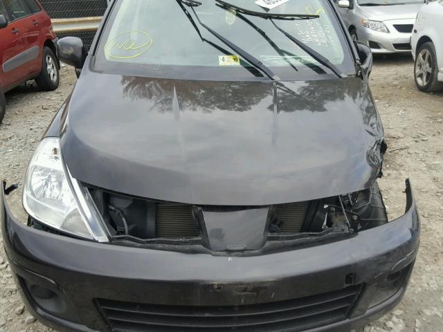 3N1BC1CP1BL371675 - 2011 NISSAN VERSA S BLACK photo 9