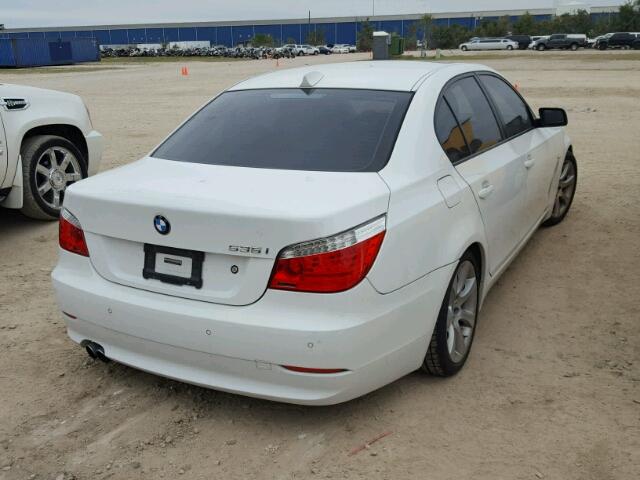 WBANW13528CZ82378 - 2008 BMW 535 I WHITE photo 4