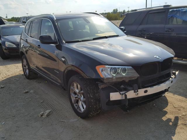 5UXWX7C55BL732985 - 2011 BMW X3 XDRIVE3 BLACK photo 1