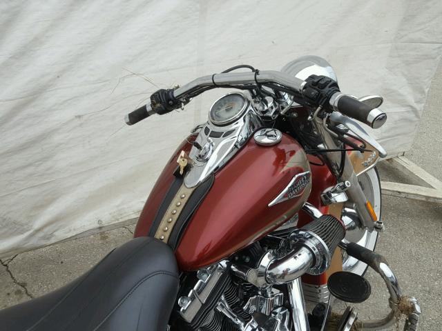 1HD1BW5179Y015983 - 2009 HARLEY-DAVIDSON FLSTC MAROON photo 5