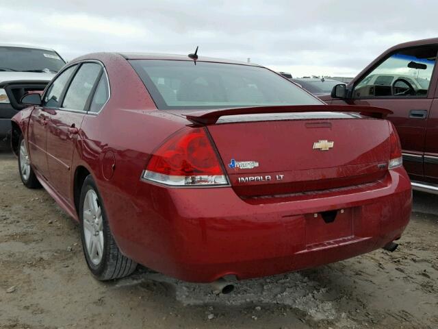 2G1WB5E37E1144198 - 2014 CHEVROLET IMPALA LIM RED photo 3