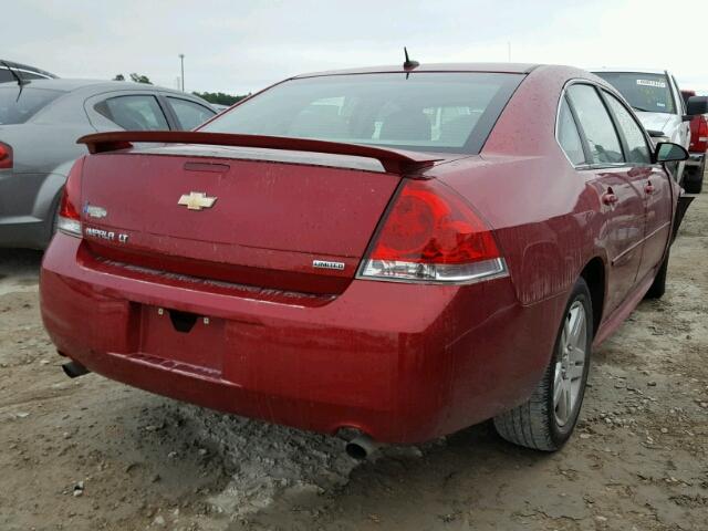 2G1WB5E37E1144198 - 2014 CHEVROLET IMPALA LIM RED photo 4