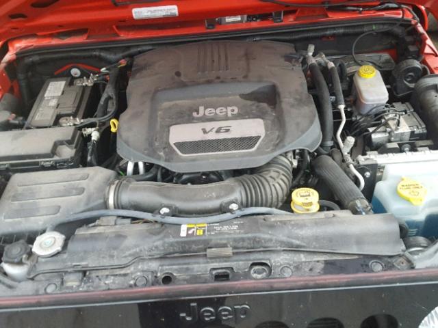 1C4AJWAG6HL656374 - 2017 JEEP WRANGLER S Qırmızı foto 7