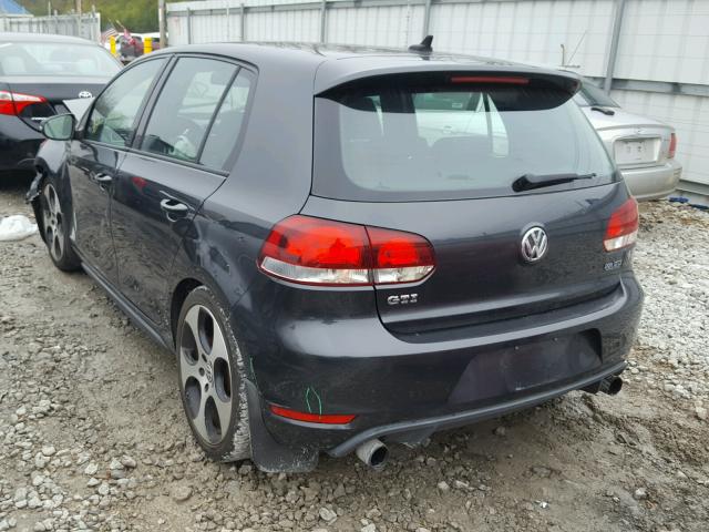 WVWGD7AJ0AW338161 - 2010 VOLKSWAGEN GTI BLACK photo 3