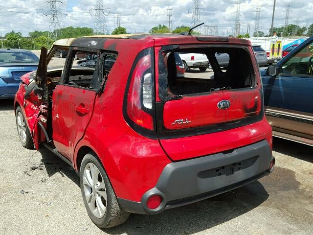 KNDJP3A57F7781580 - 2015 KIA SOUL + RED photo 3