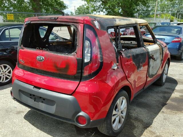 KNDJP3A57F7781580 - 2015 KIA SOUL + RED photo 4