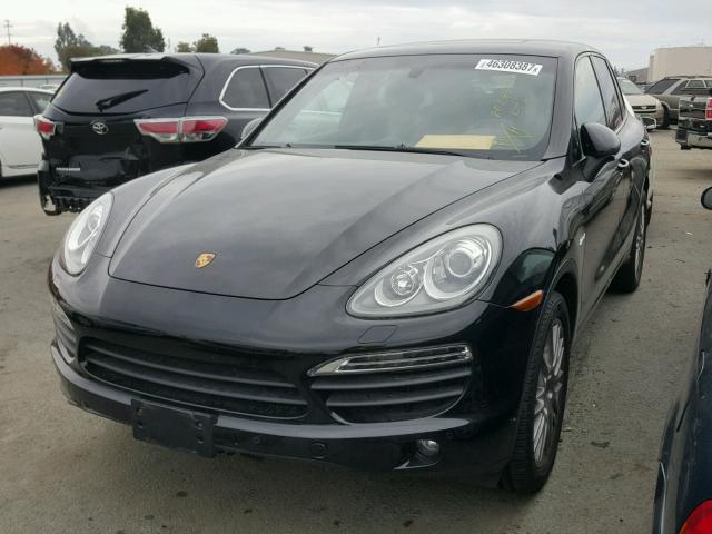 WP1AE2A23CLA92269 - 2012 PORSCHE CAYENNE S BLACK photo 2