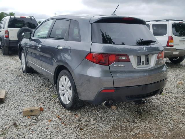 5J8TB1H24CA003549 - 2012 ACURA RDX GRAY photo 3