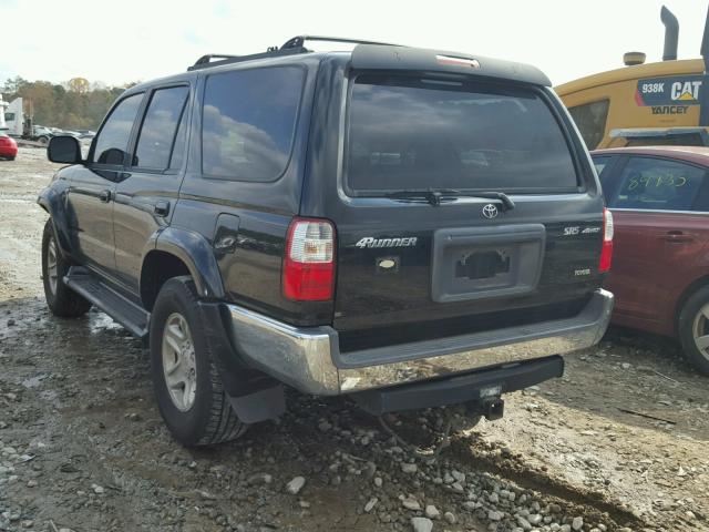 JT3HN86R510357124 - 2001 TOYOTA 4RUNNER BLACK photo 3