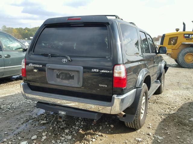 JT3HN86R510357124 - 2001 TOYOTA 4RUNNER BLACK photo 4