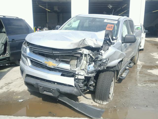 1GCGTBE37G1163852 - 2016 CHEVROLET COLORADO SILVER photo 2