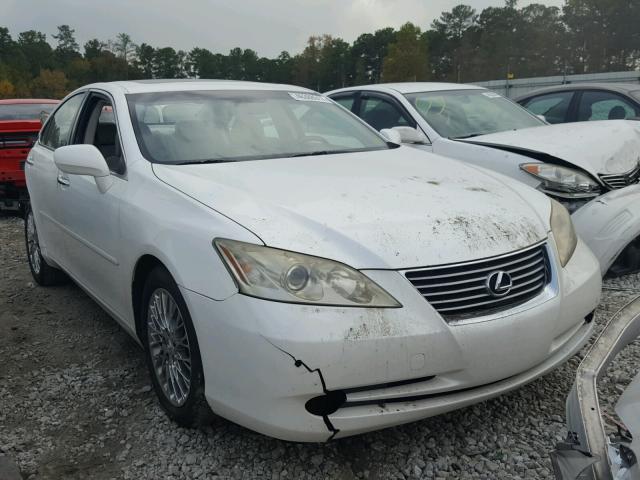 JTHBJ46G382204467 - 2008 LEXUS ES 350 WHITE photo 1