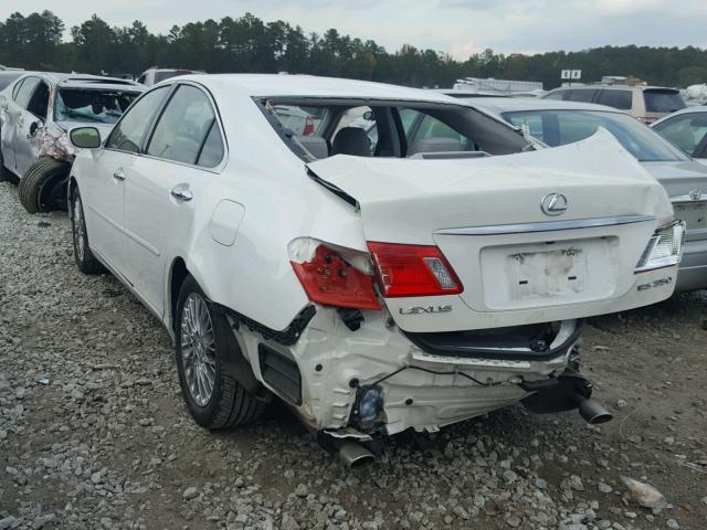 JTHBJ46G382204467 - 2008 LEXUS ES 350 WHITE photo 3