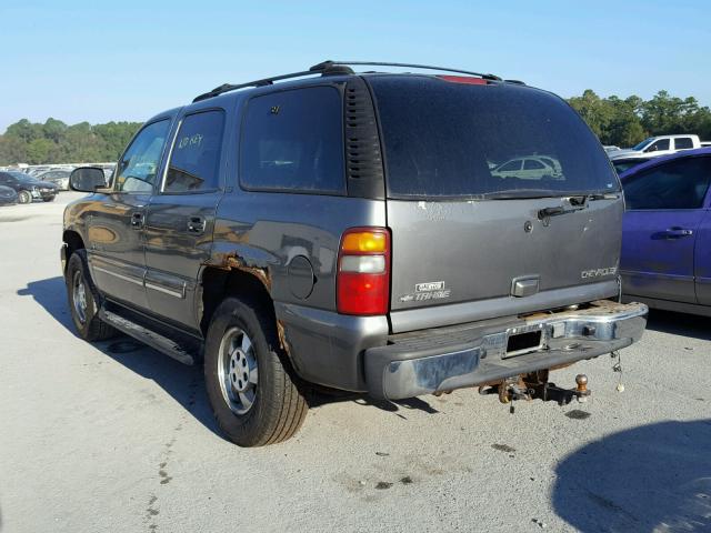 1GNEK13T11J146633 - 2001 CHEVROLET TAHOE K150 CHARCOAL photo 3