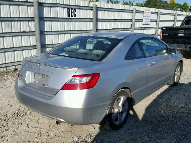 2HGFG12626H510434 - 2006 HONDA CIVIC LX SILVER photo 4