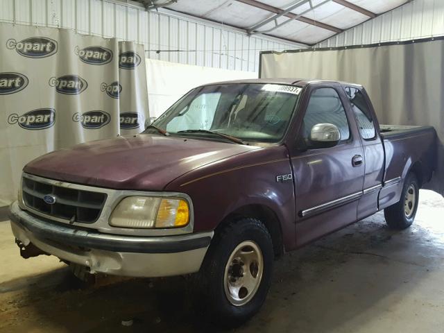 1FTDX1765VNA42073 - 1997 FORD F150 MAROON photo 2