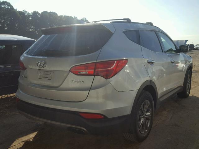 5XYZU3LB8EG206503 - 2014 HYUNDAI SANTA FE S SILVER photo 4