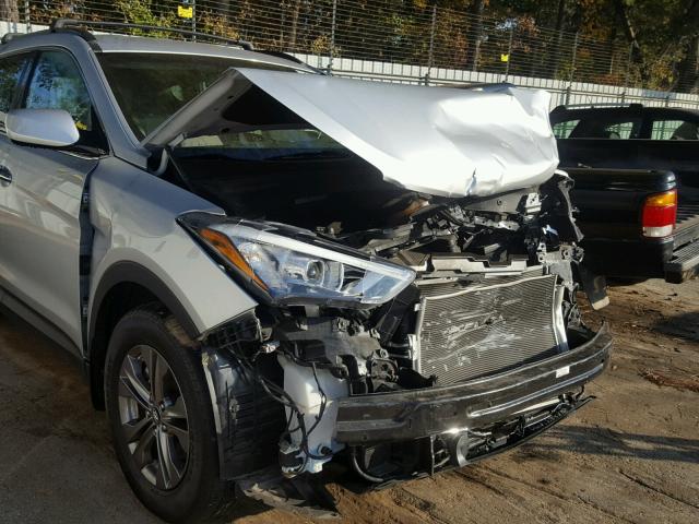 5XYZU3LB8EG206503 - 2014 HYUNDAI SANTA FE S SILVER photo 9