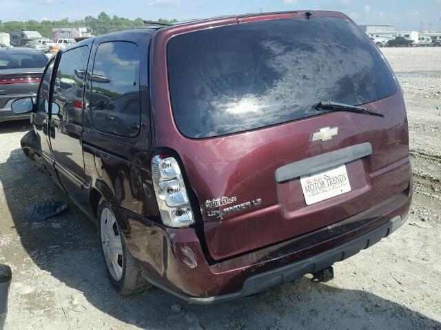 1GNDV23L46D150433 - 2006 CHEVROLET UPLANDER L 勃艮第红 照片 4