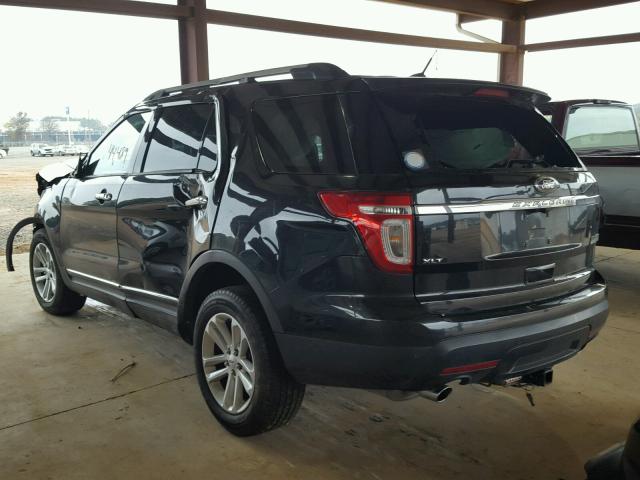 1FMHK7D86CGB04165 - 2012 FORD EXPLORER X BLACK photo 3