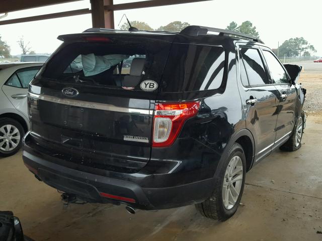 1FMHK7D86CGB04165 - 2012 FORD EXPLORER X BLACK photo 4