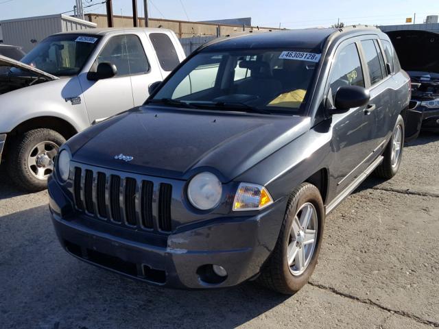 1J8FT47W77D246137 - 2007 JEEP COMPASS BLUE photo 2