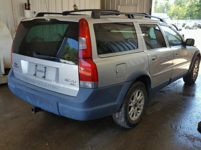 YV1SZ59H041161480 - 2004 VOLVO XC70 SILVER photo 4