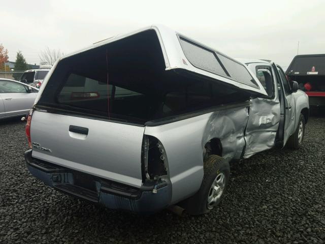 5TETX22N57Z363319 - 2007 TOYOTA TACOMA ACC SILVER photo 4