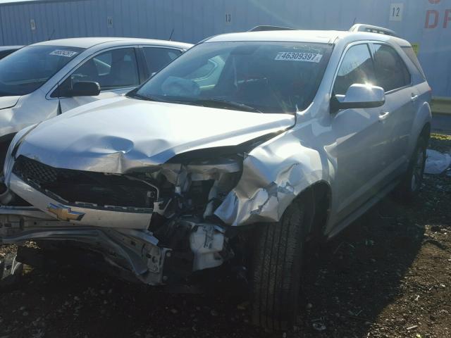 2GNALBEK3E6230106 - 2014 CHEVROLET EQUINOX LT SILVER photo 2