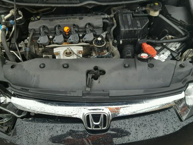 1HGFA16546L046469 - 2006 HONDA CIVIC BLACK photo 7