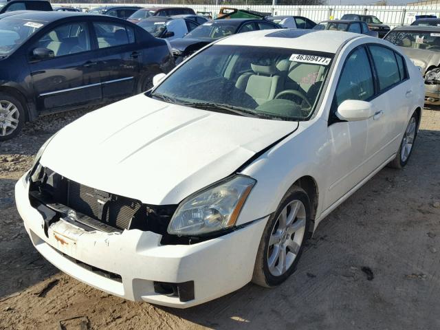 1N4BA41EX8C828404 - 2008 NISSAN MAXIMA SE WHITE photo 2