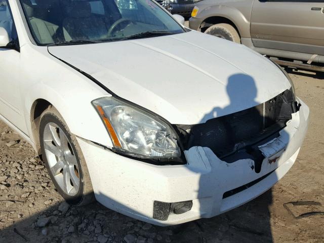 1N4BA41EX8C828404 - 2008 NISSAN MAXIMA SE WHITE photo 9