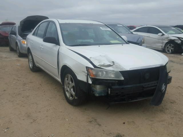 5NPEU46F57H154634 - 2007 HYUNDAI SONATA WHITE photo 1