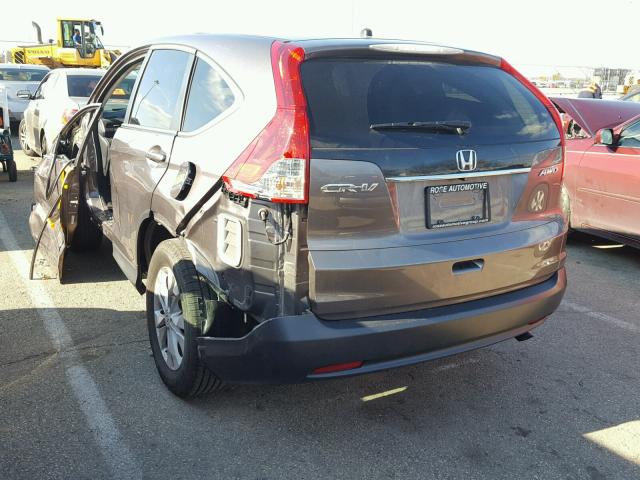 5J6RM4H54DL056914 - 2013 HONDA CR-V EX ბურგუნდია ფოტო 3