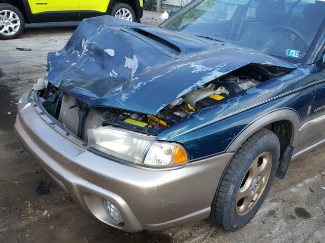 4S3BG6859W7658374 - 1998 SUBARU LEGACY 30T GREEN photo 9