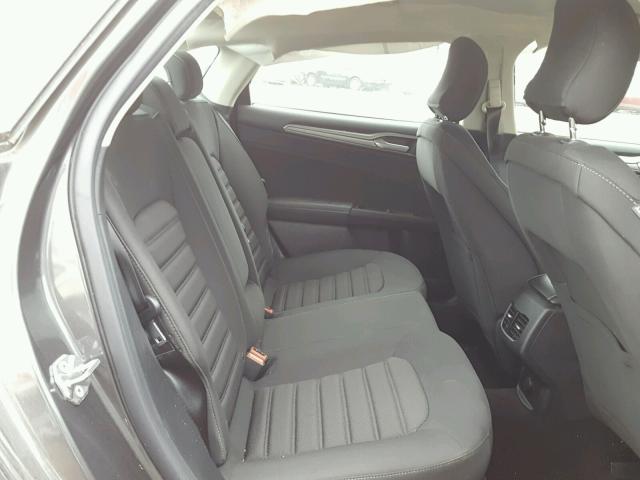 3FA6P0H70HR197762 - 2017 FORD FUSION GRAY photo 6