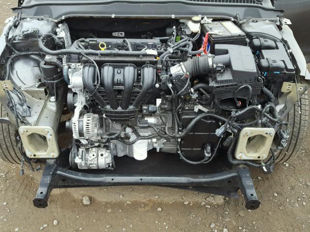 3FA6P0H70HR197762 - 2017 FORD FUSION GRAY photo 7