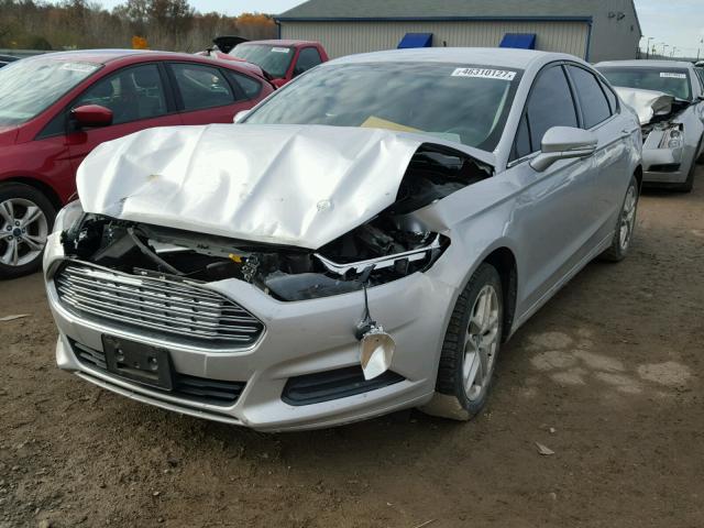 3FA6P0HR4DR158507 - 2013 FORD FUSION SE SILVER photo 2