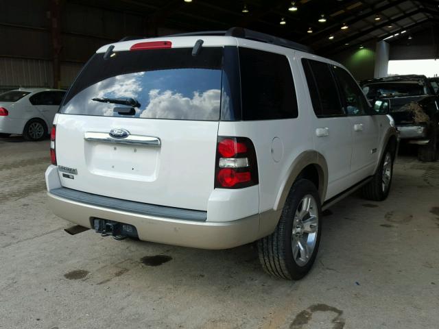 1FMEU64868UB24528 - 2008 FORD EXPLORER E WHITE photo 4